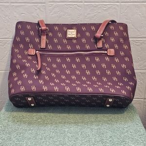 Dooney & Bourke Wine-Colored Tote Bag
